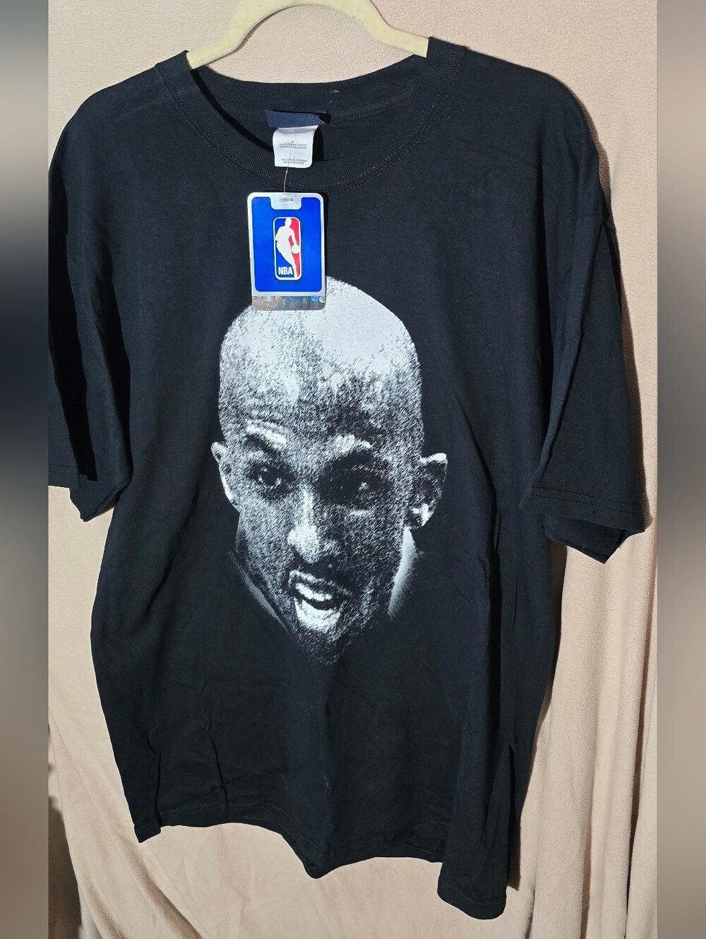 NBA Black Short-Sleeve Graphic Chauncey Billups Face Tee